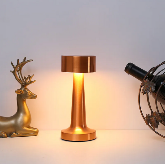 Rechargeable Touch Dimmer Metal Table Lamp
