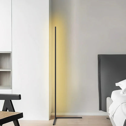 Remote-Controlled LED Corner Floor Lamp