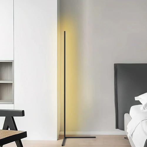 Remote-Controlled LED Corner Floor Lamp