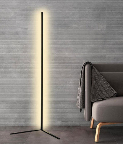 Remote-Controlled LED Corner Floor Lamp
