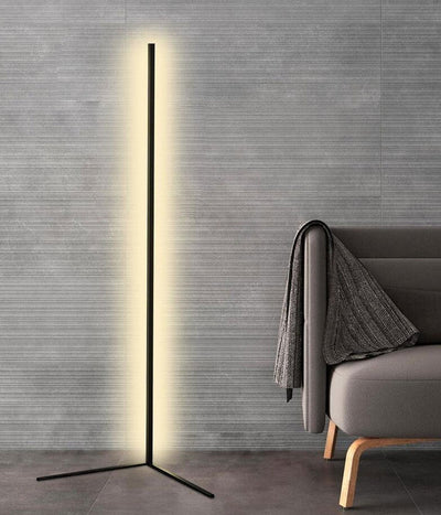 Remote-Controlled LED Corner Floor Lamp