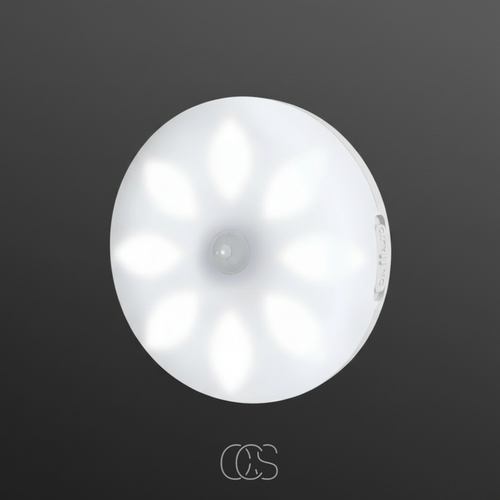 Remote-Controlled Wireless LED Puck Lights Set of 3