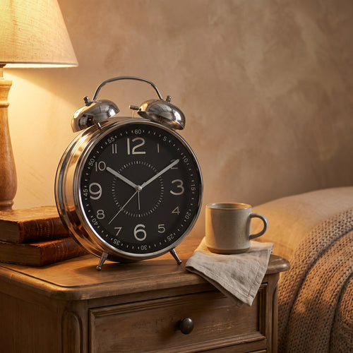 Retro Double Bell Alarm Clock