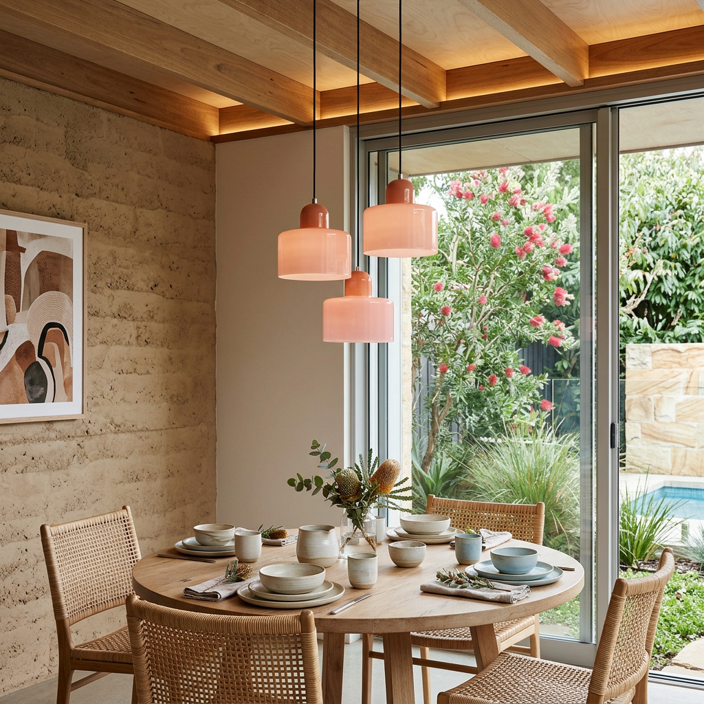 Retro Glass Pendant Light