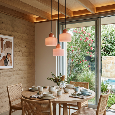 Retro Glass Pendant Light