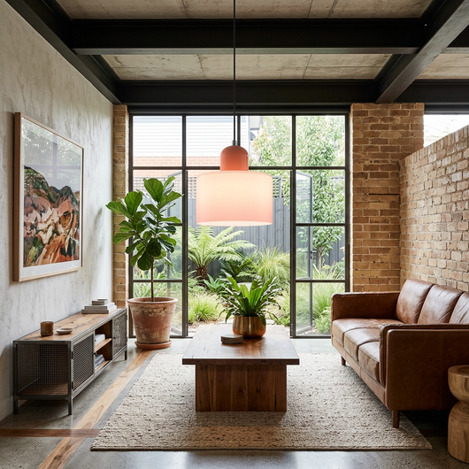 Retro Glass Pendant Light