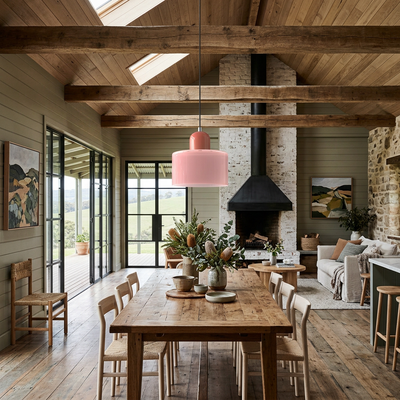 Retro Glass Pendant Light