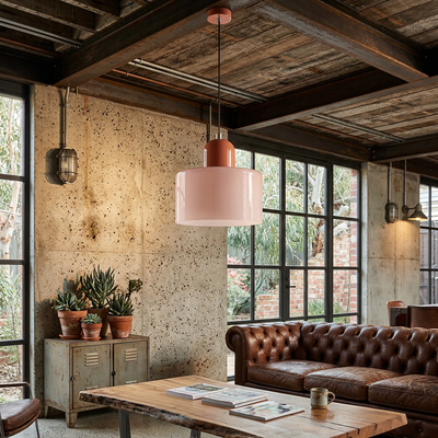 Retro Glass Pendant Light