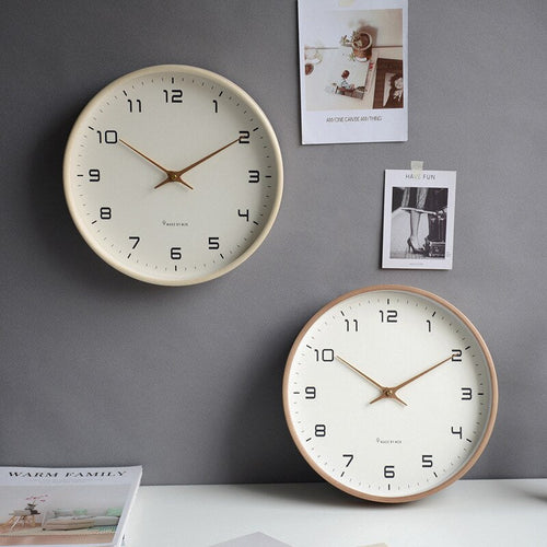 Scandinavian Minimalist Silent Wall Clock