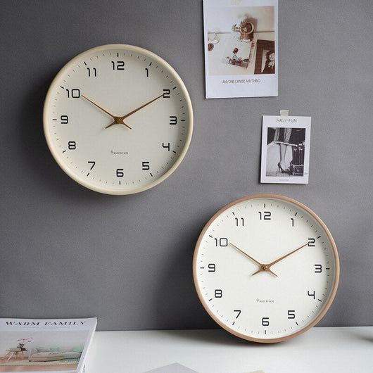 Scandinavian Minimalist Silent Wall Clock