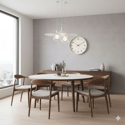 Scandinavian Minimalist Silent Wall Clock
