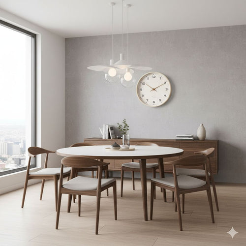 Scandinavian Minimalist Silent Wall Clock