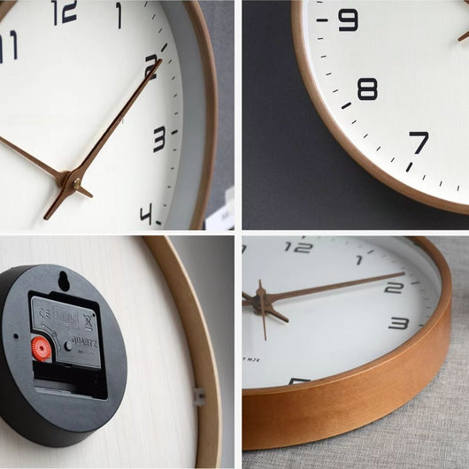 Scandinavian Minimalist Silent Wall Clock