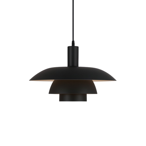 Scandinavian Tiered Metal Pendant Light