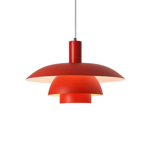Scandinavian Tiered Metal Pendant Light