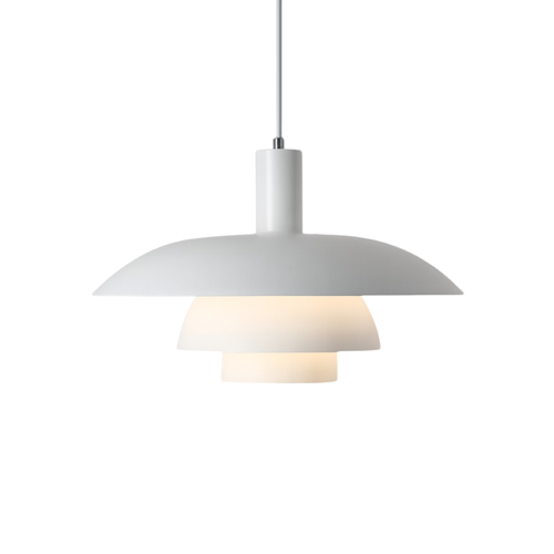 Scandinavian Tiered Metal Pendant Light