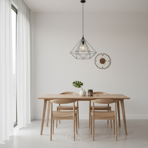 Silent Wooden Wall Clock