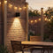 Solar-Powered LED Outdoor Wall Sconce