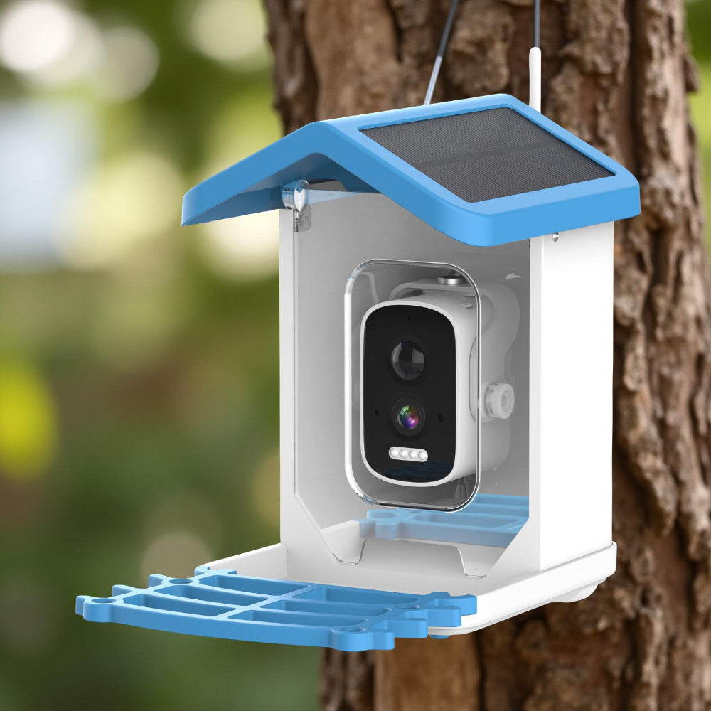 Solar-Powered Smart Bird Feeder Camera
