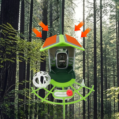 Solar-Powered Smart Bird Feeder with Camera