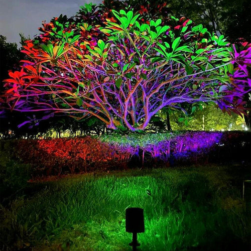 Solar-Powered Waterproof Garden Spotlight