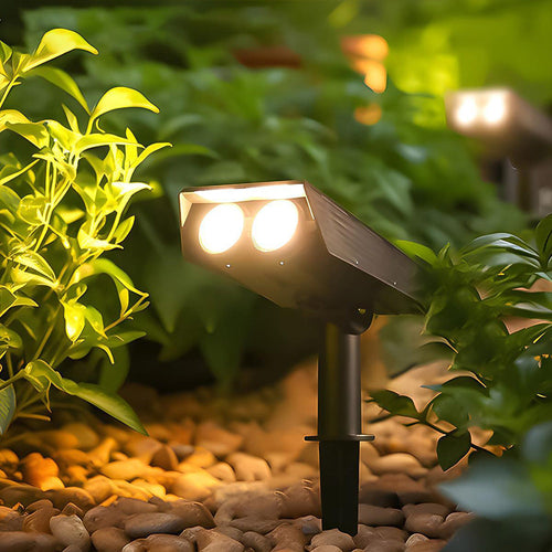 Solar-Powered Waterproof Garden Spotlight