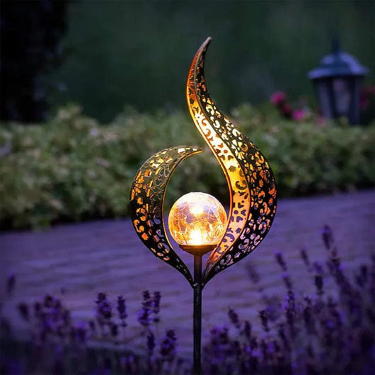 Solar Ornate Garden Stake Light