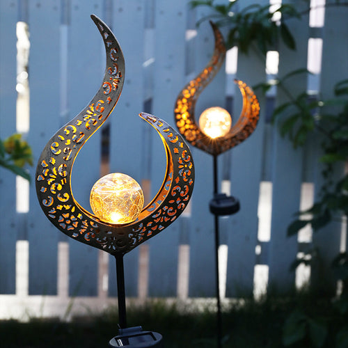 Solar Ornate Garden Stake Light