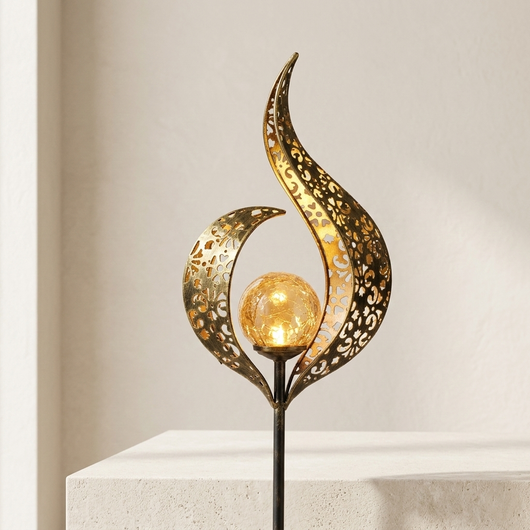 Solar Ornate Garden Stake Light