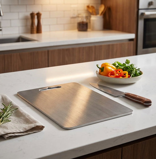 Stainless Steel Cutting Board with Hang Slot