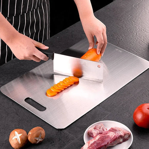 Stainless Steel Cutting Board with Hang Slot
