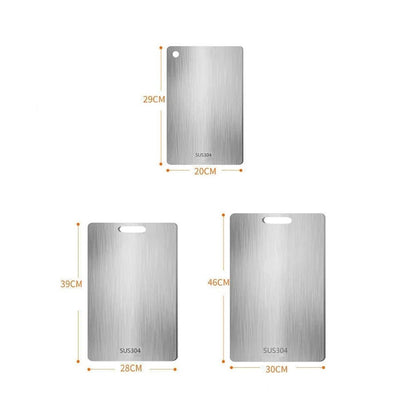Stainless Steel Cutting Board with Hang Slot