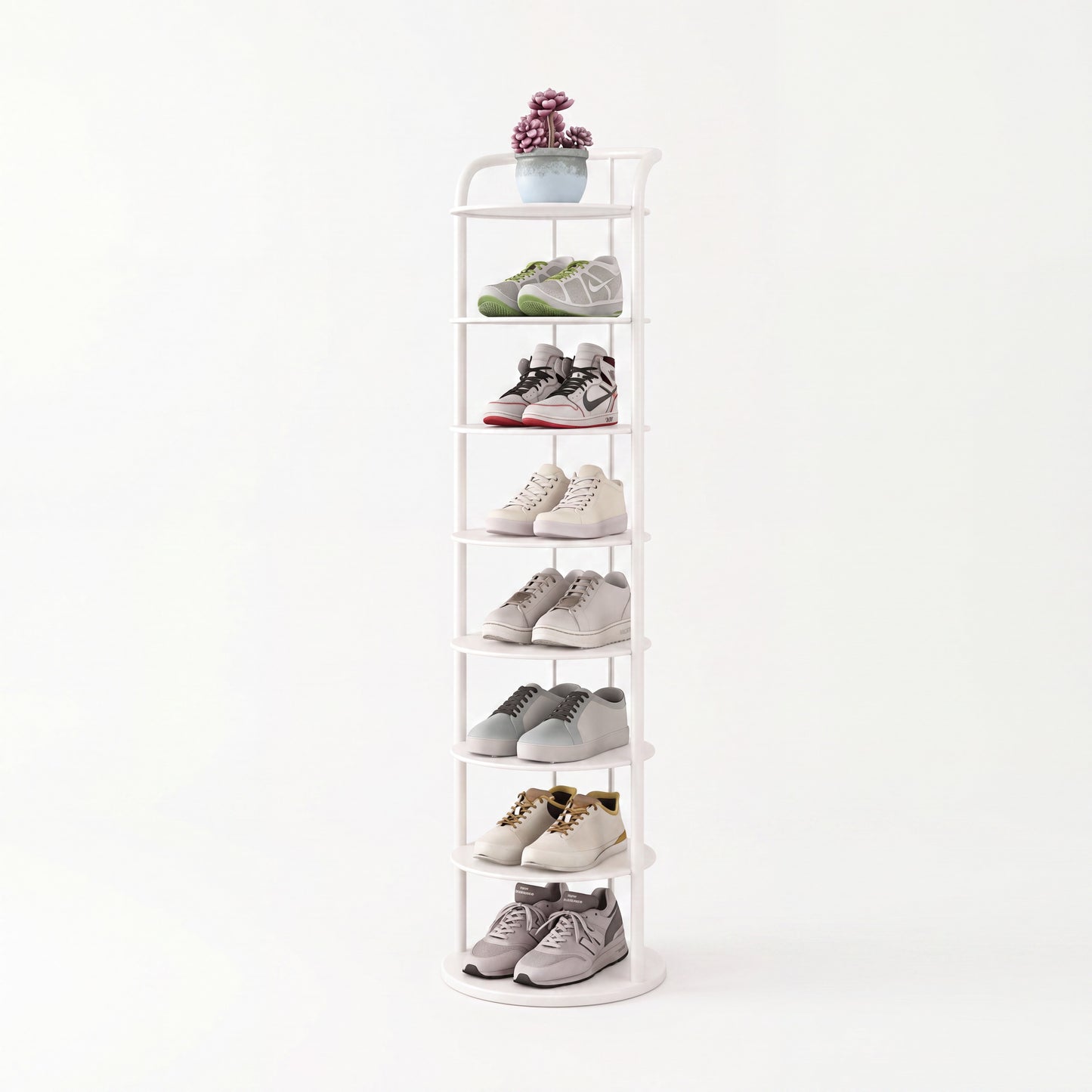 Tall Vertical Shoe Rack