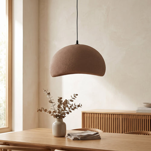 Textured Dome Pendant Light