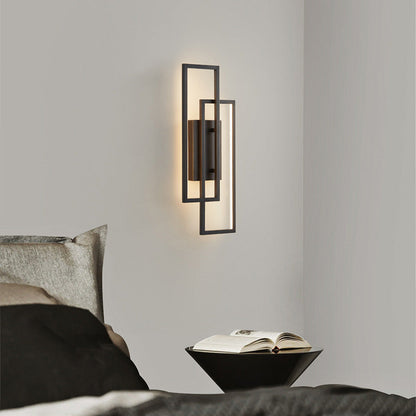Three-Color LED Geometric Wall Sconce