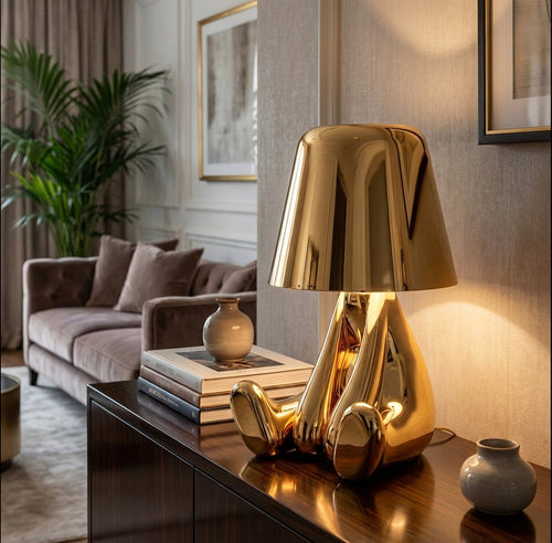 Touch-Controlled Figurine Table Lamp