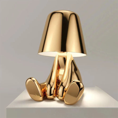 Touch-Controlled Figurine Table Lamp