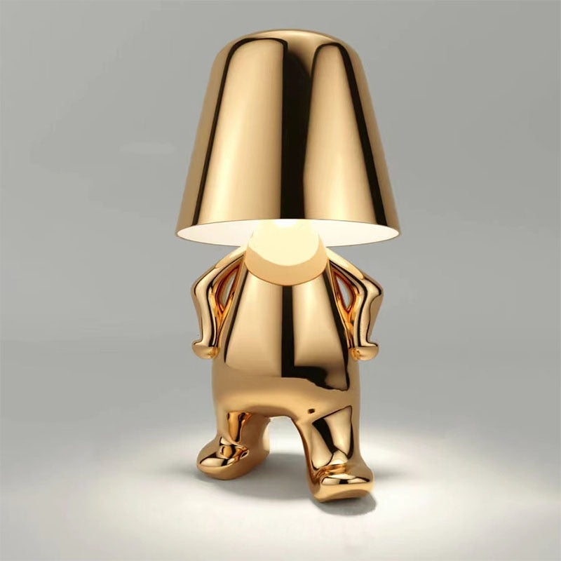 Touch-Controlled Figurine Table Lamp