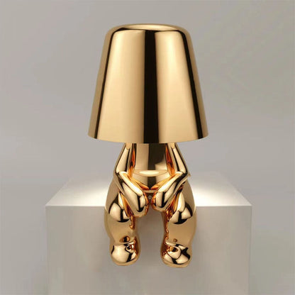Touch-Controlled Figurine Table Lamp