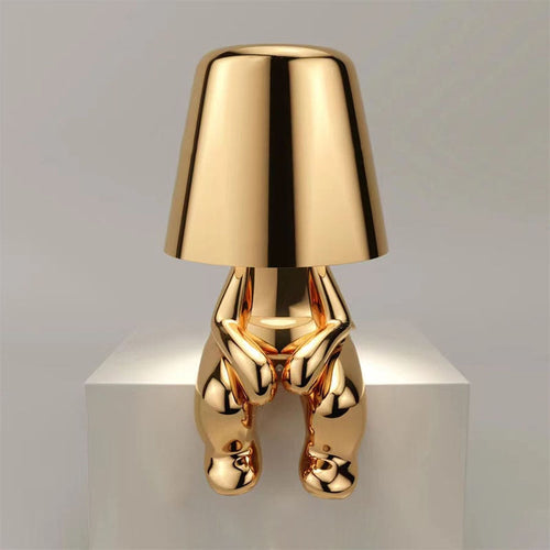 Touch-Controlled Figurine Table Lamp