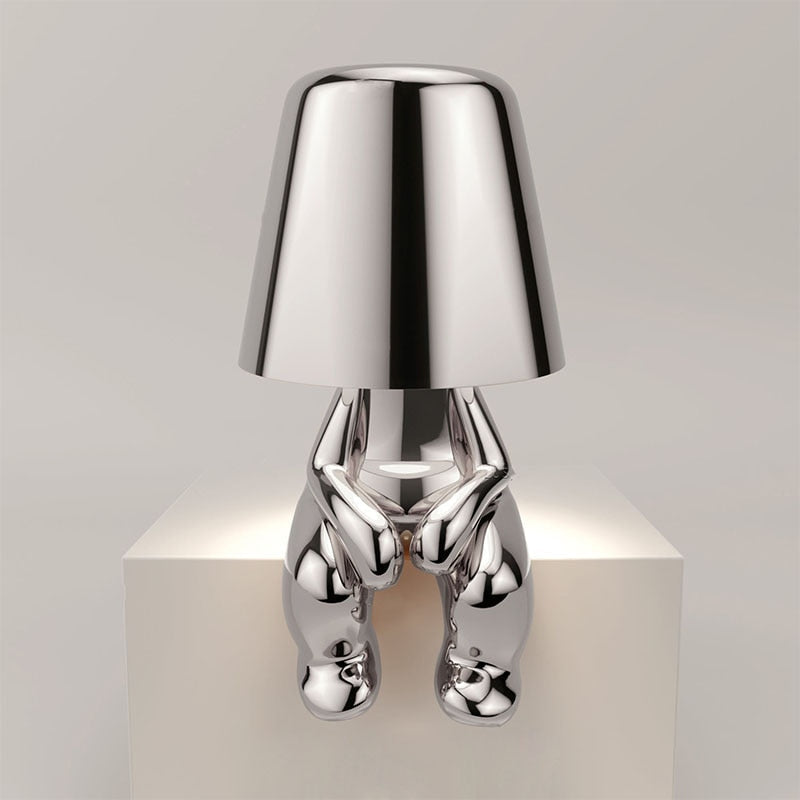Touch-Controlled Figurine Table Lamp
