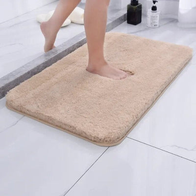 Ultra-Plush Shag Bath Rug - Beige