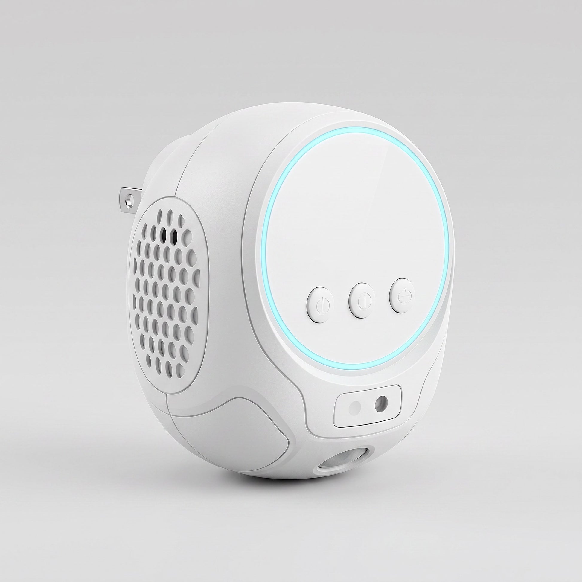 Ultrasonic Bee and Wasp Repeller Plug-In Device - White