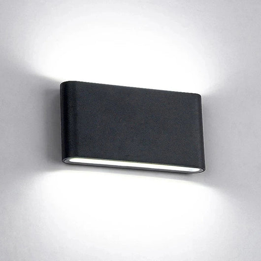 Up-Down LED Outdoor Wall Sconce - Black