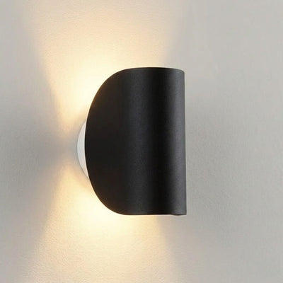 Up-Down Modern Wall Sconce Light - Black / 1 pc