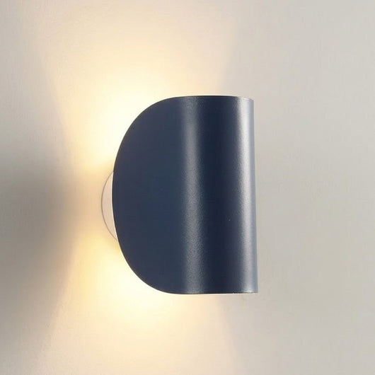 Up-Down Modern Wall Sconce Light - Navy Blue / 1 pc