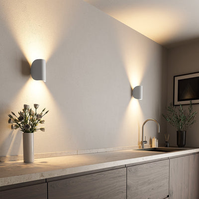 Up-Down Modern Wall Sconce Light - White / 1 pc
