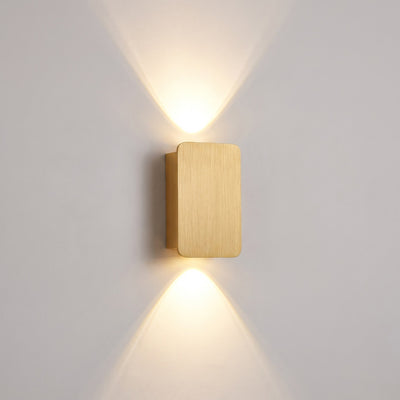 Up Down LED Aluminum Wall Sconce - Coffee