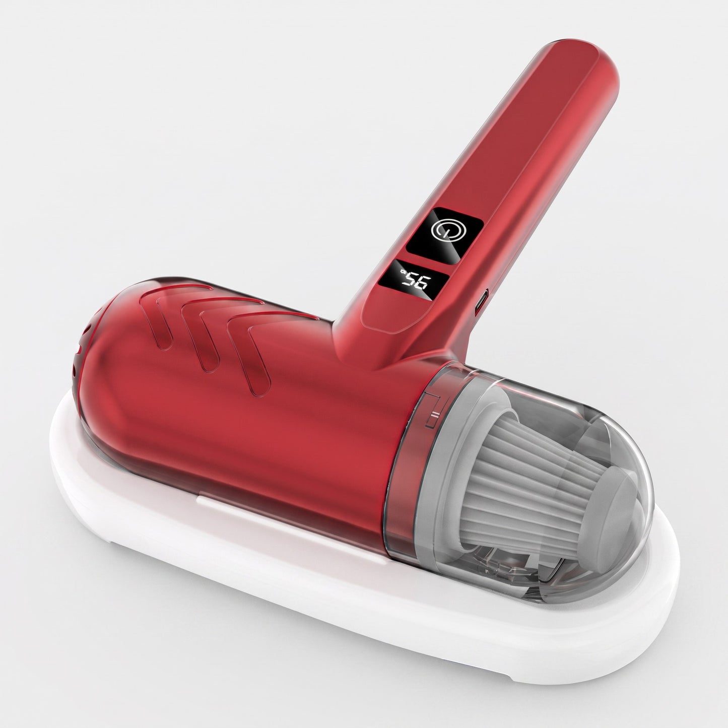 UV-C Mattress Mite Vacuum Cleaner - Red