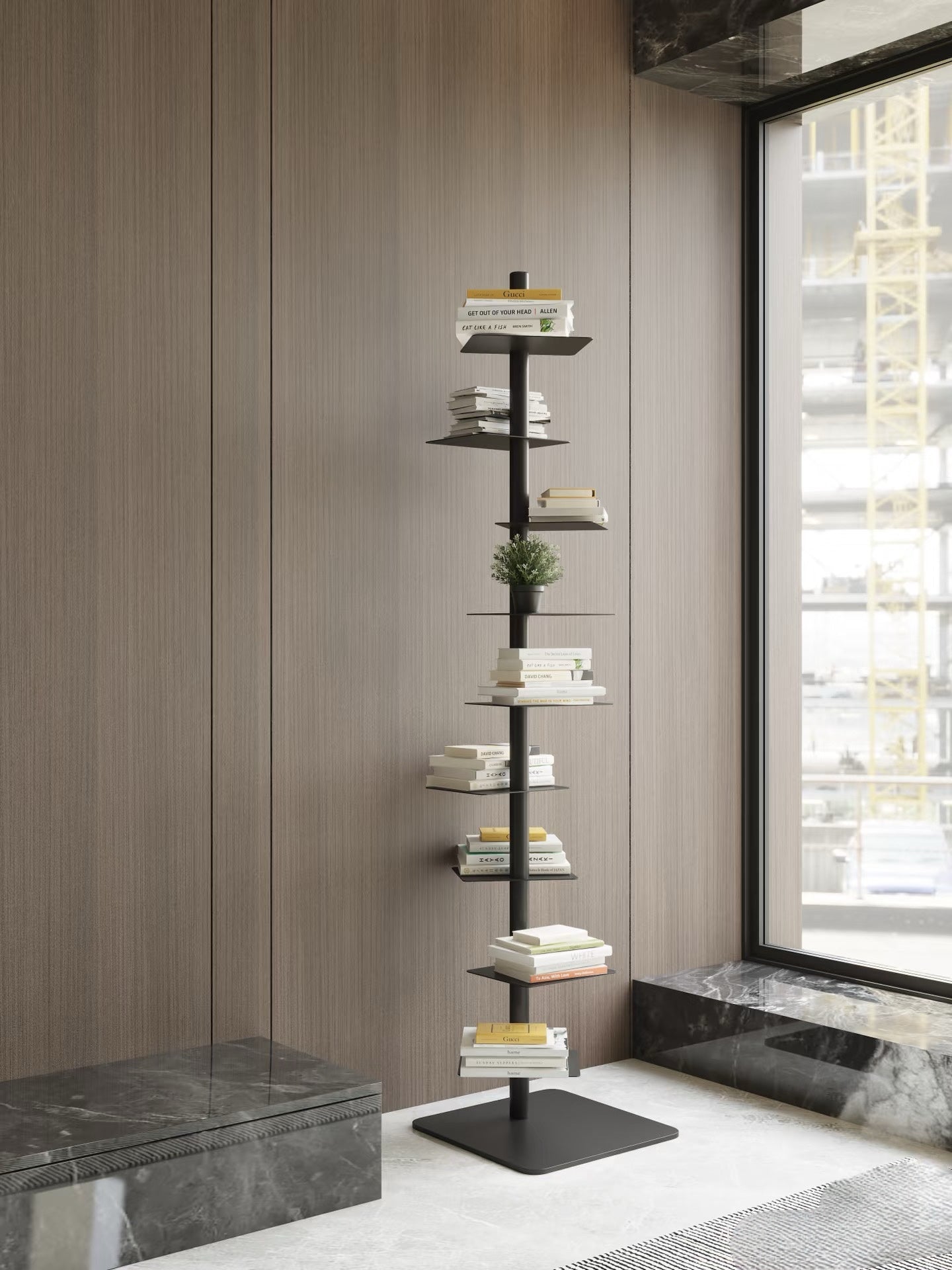 Vertical Tree Tower Bookshelf